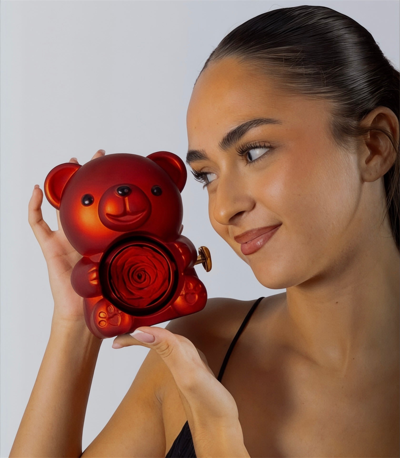 Oso rosa eterna & Collar | AMARÉLYS